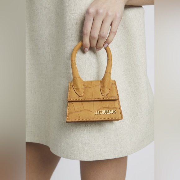 JACQUEMUS YELLOW CROC Le CHOUCHOU - Picture 2 of 5